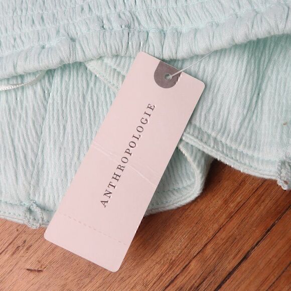ANTHROPOLOGY PORRIDGE CLOTHING MINT GREEN STRAPLESS CROP TUBE TOP SIZE XL NWT - Picture 4 of 7